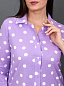 Женская рубашка Делина Сиреневая