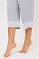 Женская пижама с бриджами 1866 / Светло-серый
