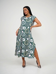 Женское платье 1475-10 / Зеленый