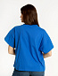 Женская футболка "Oversize" арт. к1242тг / Темно-голубой